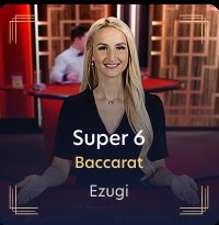 Super 6 Baccarat at Lucky Ones Casino